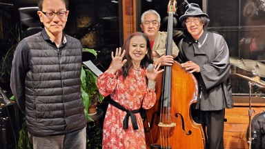 ほのぼのcafe4月12日 Spring Night Jazz Liveありがとうございました